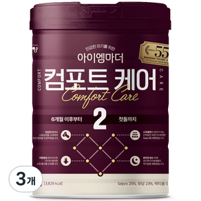 아이엠마더 컴포트케어 분유 2단계, 800g, 3개