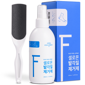 셀로몬 발각질제거제 200ml + 풋파일 세트, 1세트