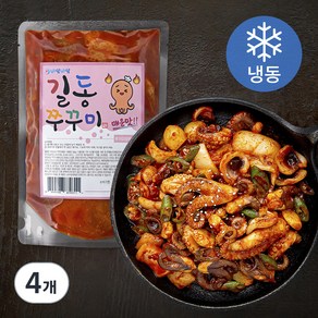 바담바담 길동 쭈꾸미 볶음 (냉동), 300g, 4개