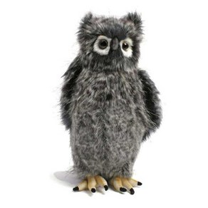 한사토이 동물인형 3678 부엉이3 Bubo Owl, 32cm, 회색, 1개