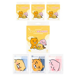 카카오프렌즈 꿀잠 스팀 온열 수면안대 3종, 4세트