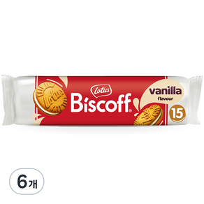 로투스 비스코프 샌드 바닐라크림맛, 150g, 6개