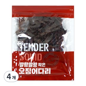 꼬마오징어 말랑말랑 작은 오징어다리, 150g, 4개