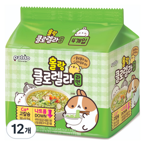 팔도 몰랑 클로렐라 라면 105g