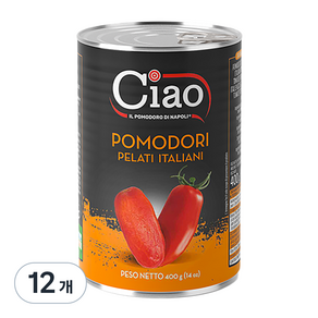 Ciao 이탈리안 필드 토마토소스, 400g, 12개