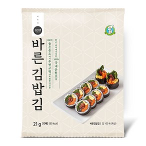 성경식품 바르다김선생 바른 김밥김 10p