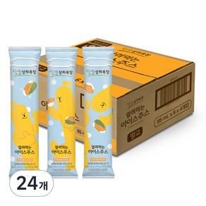 상하목장 얼려먹는 아이스주스 망고, 85ml, 48개