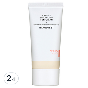 로우퀘스트 베리어 인핸싱 선크림 SPF50+ PA++++, 50ml, 2개