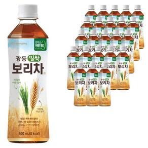 광동 밀싹 보리차 음료, 500ml, 24개