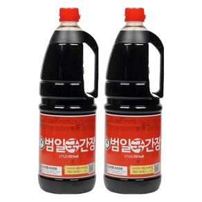 범일 국간장, 1.7L, 2개