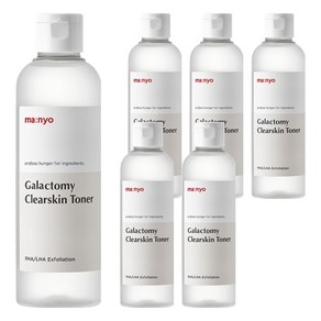 마녀공장 갈락토미 클리어스킨 토너, 210ml, 6개