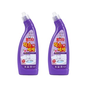 홈스타 락스와세제 후로랄파인, 750ml, 2개