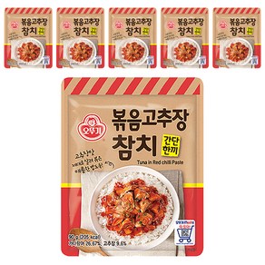 오뚜기 간단한끼 볶음고추장 참치, 90g, 6개