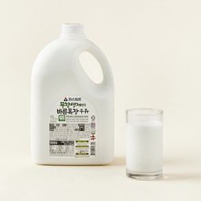 파스퇴르 무항생제 인증 바른목장 우유, 2.3L, 1개