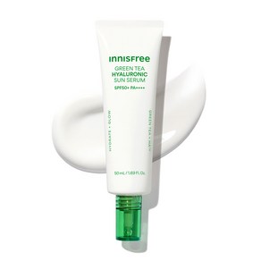이니스프리 그린티 히알루론산 진정 수분 선세럼 SPF50+ PA++++, 1개, 50ml