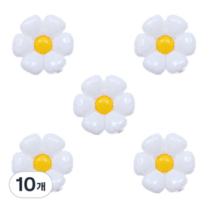 피앤비유니티 데이지 풍선 소, 혼합색상, 10개