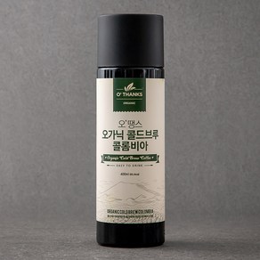 오땡스 오가닉 콜드브루 콜롬비아 커피, 400ml, 1개