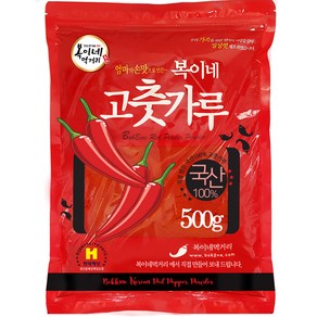 복이네먹거리 국산 고추가루 보통맛 떡볶이 소스용, 500g, 1개