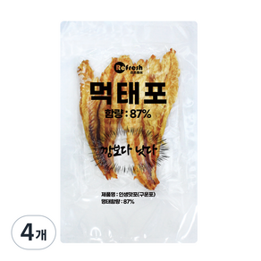 리프레쉬 먹태포 깡보다 낫다, 50g, 4개