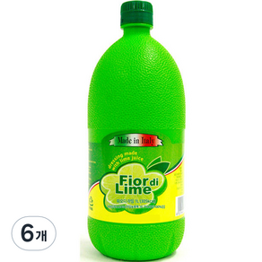 피오디 라임 음료, 1L, 6개