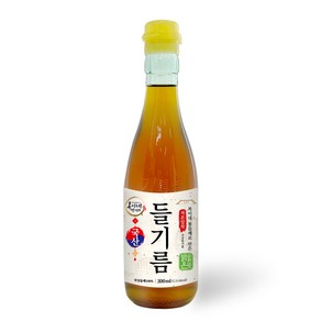 복이네먹거리 통들깨로 만든 저온압착 순한맛 국산 맑은 들기름, 300ml, 1개