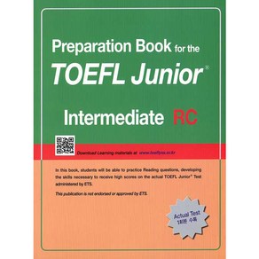 Preparation Book for the TOEFL Junior Test RC: Intermediate:Focus on Question Types