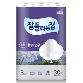 잘풀리는집 명작 순수 3겹 롤화장지