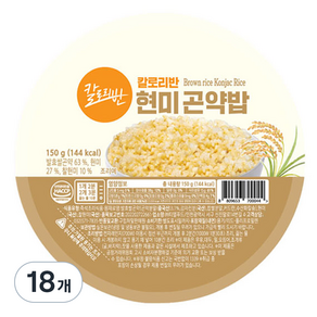 칼로리반 현미곤약밥, 150g, 18개