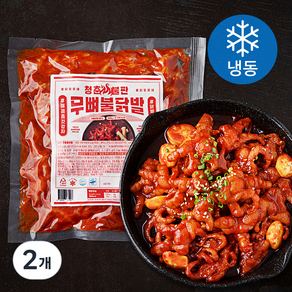 청춘불판 무뼈불닭발 (냉동), 300g, 2개