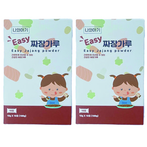 나와아기 유아용 짜장가루 10p, 100g, 2개