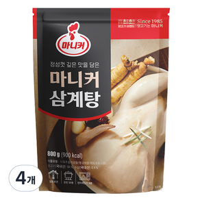 마니커 삼계탕, 800g, 4개