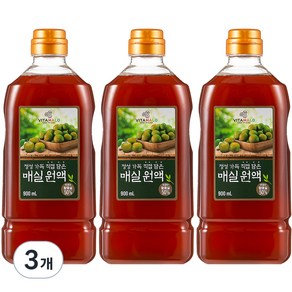 비타할로 매실원액, 900ml, 3개