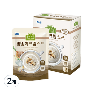 매일유업 상하키친 양송이크림스프 즉석스프, 450g, 2개