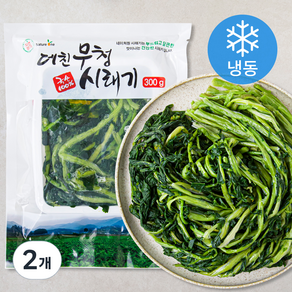 자연향기 국내산 데친 무청시래기 (냉동), 300g, 2개