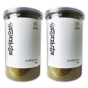 헬로우그린 국산 솔잎 분말 가루, 180g, 2개