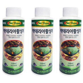 원터치 박테리아 활성제, 120ml, 3개