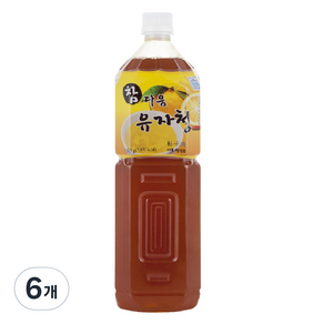 파낙스 참다음 유자청, 1.5L, 6개