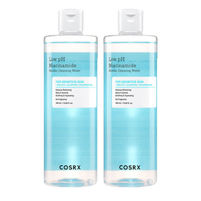 코스알엑스 약산성 나이아신아마이드 미셀라 클렌징 워터, 400ml, 2개