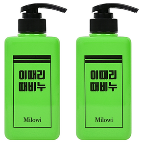 미로위 이때리 때비누 초록이, 2개, 500ml