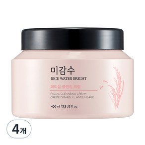 더페이스샵 미감수 브라이트 클렌징 크림 대용량, 400ml, 4개