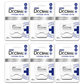 2080 닥터크리닉 프리미엄 불소코팅 치실 40m