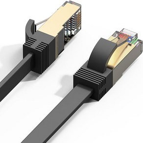 누아트 CAT7 랜선 꼬임방지 칼국수형 초고속 랜선케이블 10M