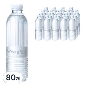 오리온제주용암수 닥터유 무라벨, 530ml, 80개