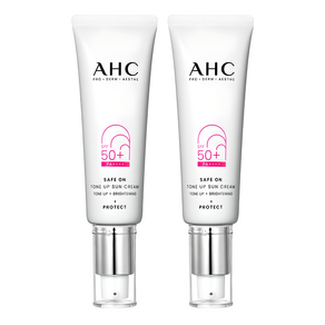 AHC 세이프온 톤 업 선크림 SPF50+ PA++++, 50ml, 2개