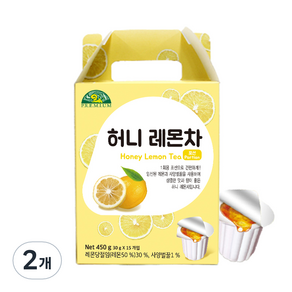 오가닉스토리 허니 레몬차, 30g, 15개입, 2개