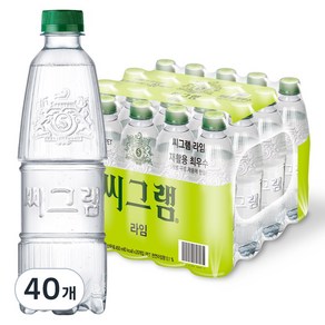 씨그램 플레인 탄산수 무라벨, 450ml, 40개