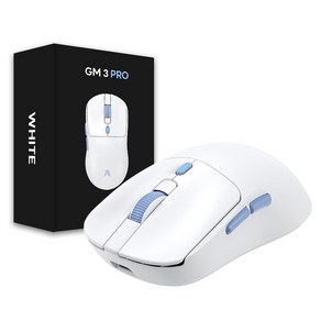 에이투 GM3프로 초경량 유무선 게이밍마우스 ATWO GM 3 PRO, WHITE