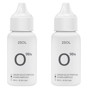 2SOL 오리진 갈락토미세스 파워 앰플, 80ml, 2개