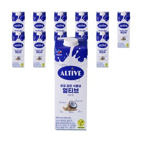 얼티브 우유 같은 식물성 음료, 12개, 950ml
