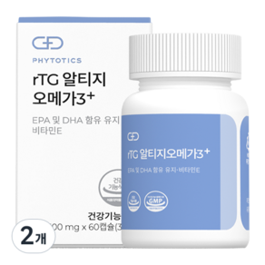 피토틱스 TG 알티지 오메가3 플러스 30g, 60정, 2개